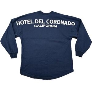 Spirit Jersey Adult XS Hotel Del Coronado California Navy Blue Baggy USA Made